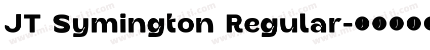 JT Symington Regular字体转换